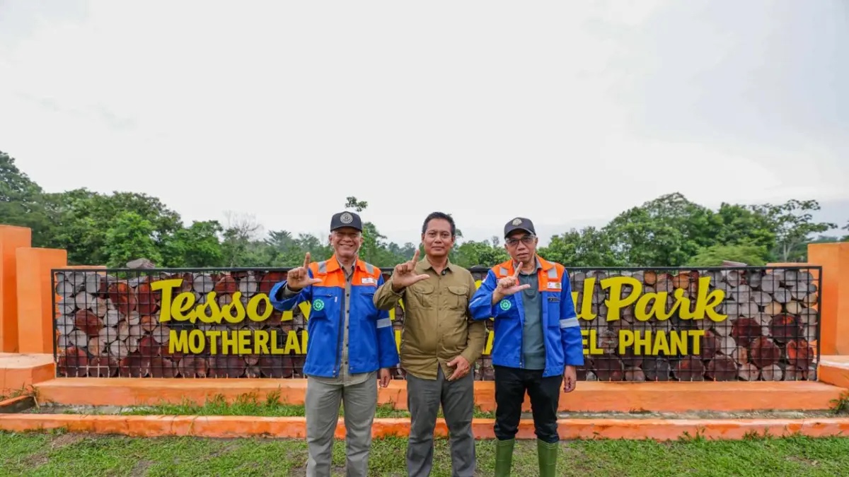 : PT Bumi Siak Pusako (BSP) menyelesaikan rehabilitasi Daerah Aliran Sungai (DAS) seluas 772 hektare di kawasan Taman Nasional Tesso Nilo (TNTN), Desa Bagan Limau, Kabupaten Pelalawan, Riau, Selasa (29/9/2026). /MC Siak