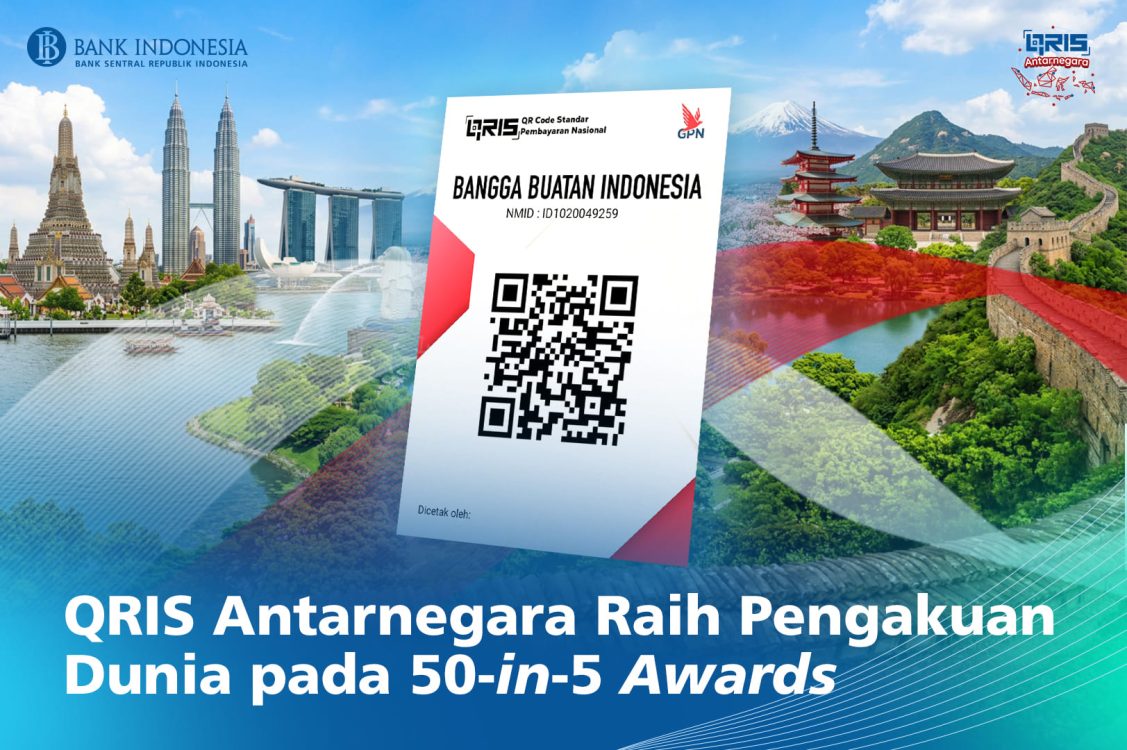 : Indonesia melalui inovasi Quick Response Code Indonesian Standard (QRIS) Antarnegara meraih “50-in-5 Awards 2026" kategori Kolaborasi yang diselenggarakan oleh Digital Public Goods Alliance (DPGA) dan Co-Develop. (Dok. Bank Indonesia)