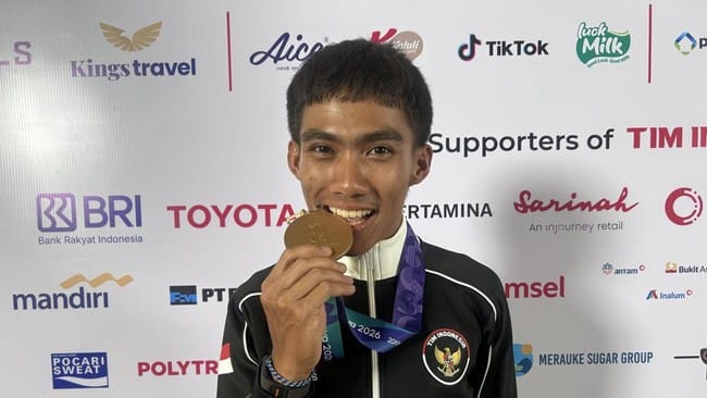 Raih Perunggu Asian Games 2026, Atlet Balap Sepeda Feri Yudoyono Punya Cita-Cita Jadi Polisi