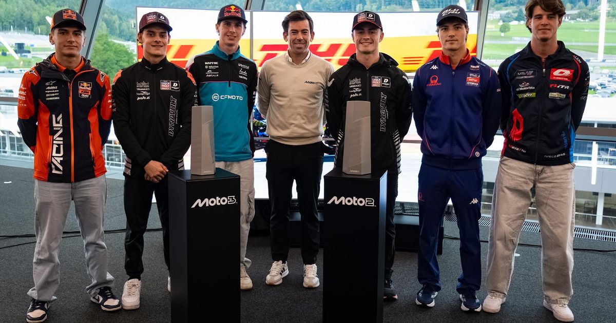 Revealed: brand new World Champion trophies for Moto2 and Moto3