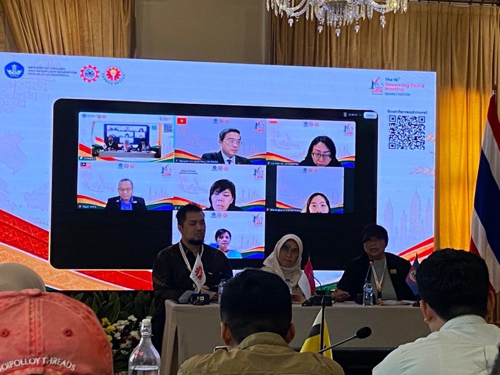 : Direktur SEAMEO Regional Centre for Food and Nutrition (SEAMEO RECFON) Rini Sekartini (Tengah) dalam Pertemuan Wali Amanat ke-16 SEAMEO Regional Centre for Food and Nutrition (SEAMEO RECFON) yang berlangsung di The Hermitage (Foto: Pasha Yudha Ernowo Infopublik/Igid)