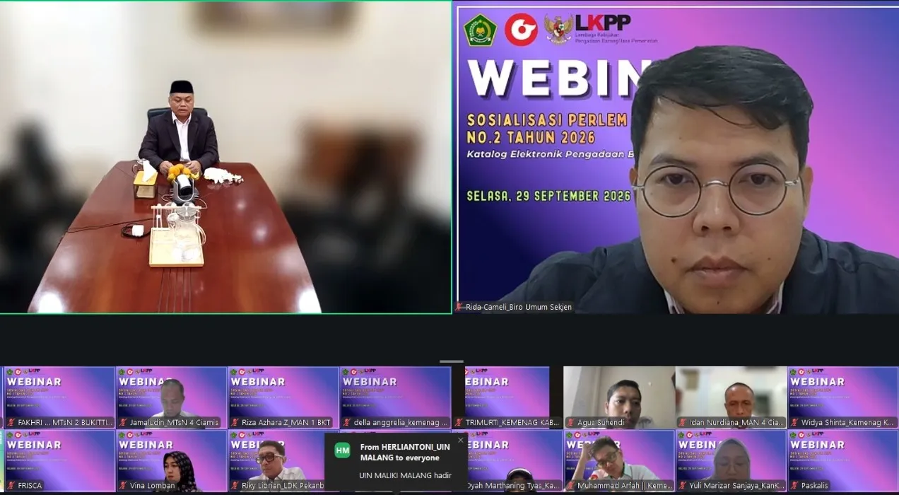 Tingkatkan Kualitas Pengadaan, Kemenag Siapkan Digitalisasi Melalui INAPROC