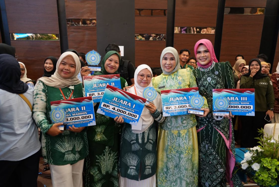 : Tim Penggerak PKK Kabupaten Balangan menorehkan prestasi pada seluruh kategori lomba yang diikuti dalam Jambore Kader PKK tingkat Provinsi Kalimantan Selatan Tahun 2026 di Novotel Hotel Banjarbaru, Selasa (15/9/2026). - Foto: Mc.Balangan