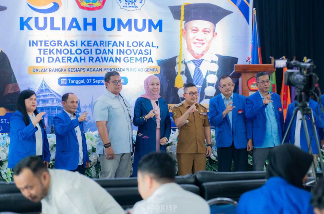 : Kuliah Umum Integrasi Kearifan Lokal, Teknologi dan Inovasi di Daerah Rawan Gempa Dalam Rangka Kesiapsiagaan Menghadapi Risiko Gempa di Universitas Tompotika (Untika) Luwuk