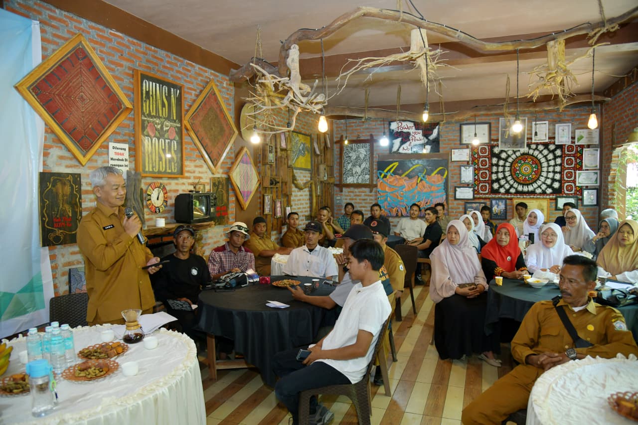 : Wakil Bupati Bener Meriah, H. Armia saat menghadiri Pengkajian Risiko Bencana Partisipatif Kabupaten Bener Meriah 2026 di Seladang Caffe, Jalan Lintas Takengon-Bireuen, Senin (28/9/2026).