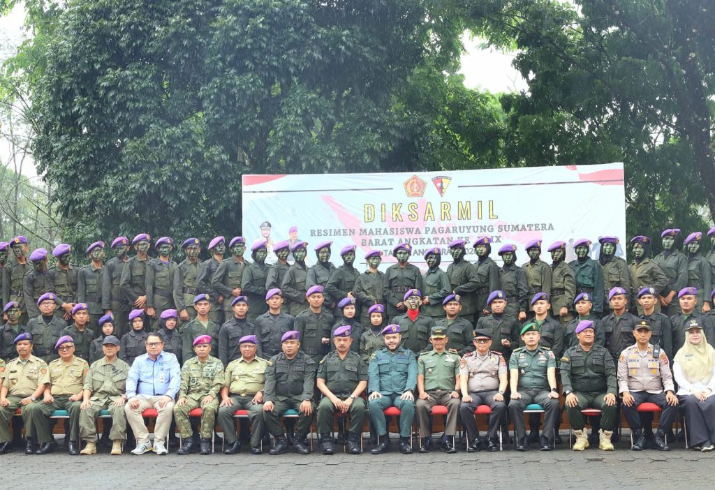 54 Mahasiswa Lulus Diksarmil Menwa Pagaruyung, Didorong Jadi Pelopor Mitigasi Bencana