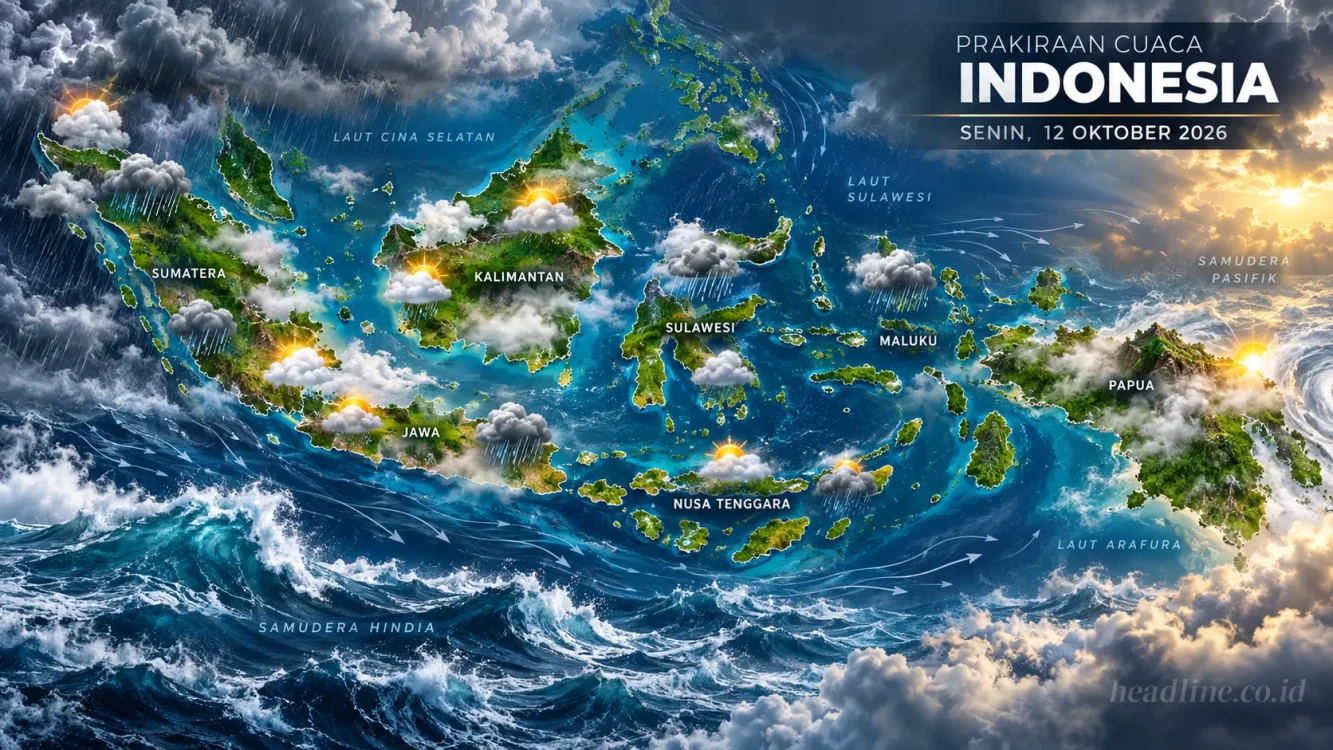 Cuaca Besok panas atau hujan di seluruh indonesia