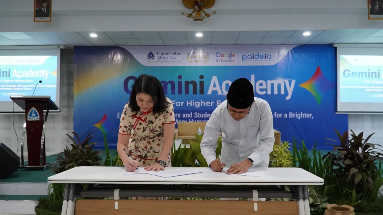 Gemini AI dan Nilai GREAT Jadi Fondasi Transformasi Universitas Alma Ata Menuju World-Class University
