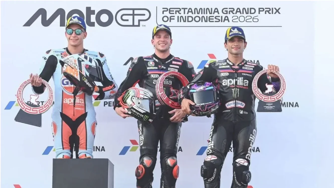 Hasil Sprint Race Mandalika Berbalik di Race Utama, Marquez Disalip Rival dan Aprilia Kuasai Empat Besar