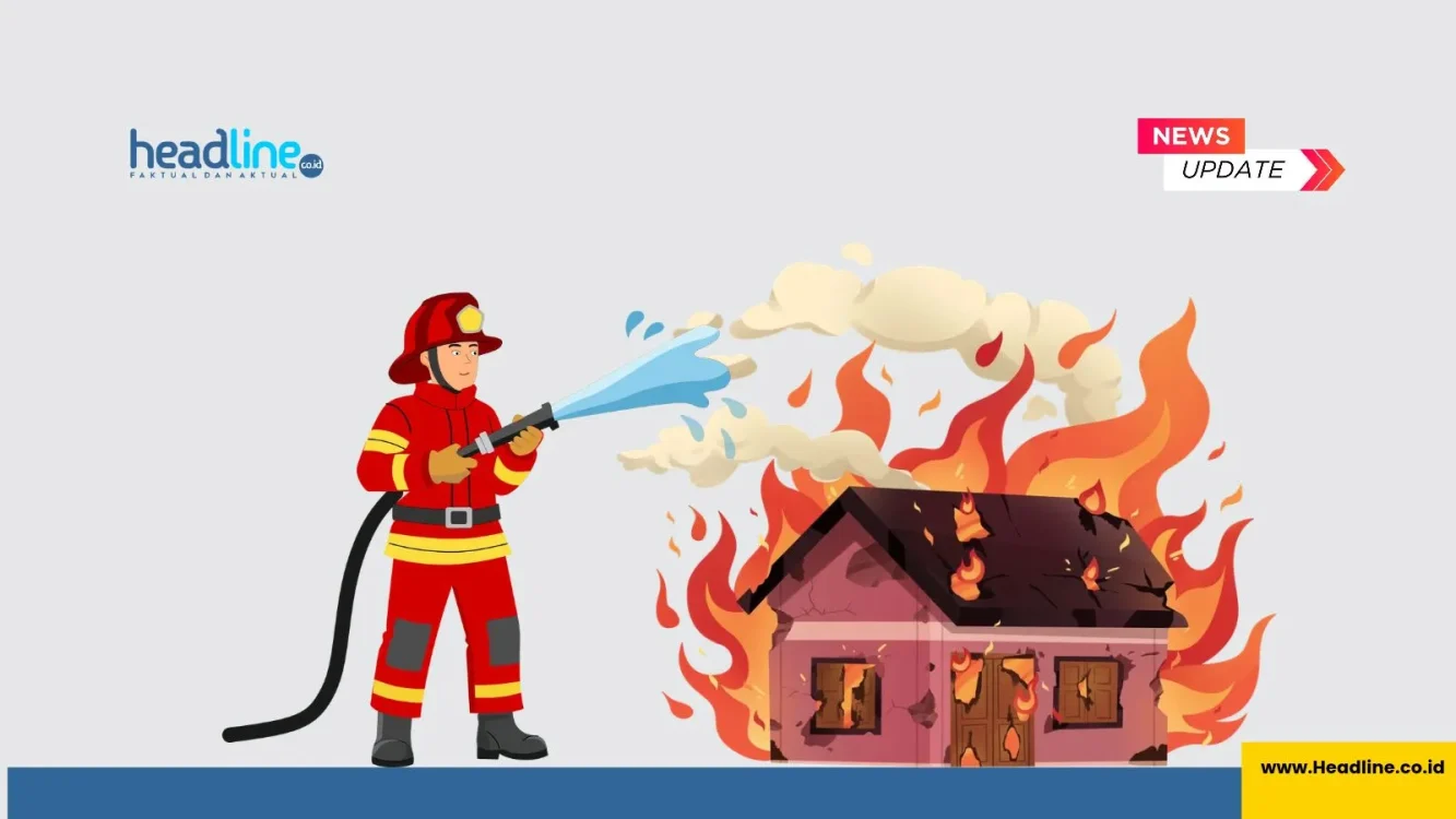 Ilustrasi gambar kebakaran