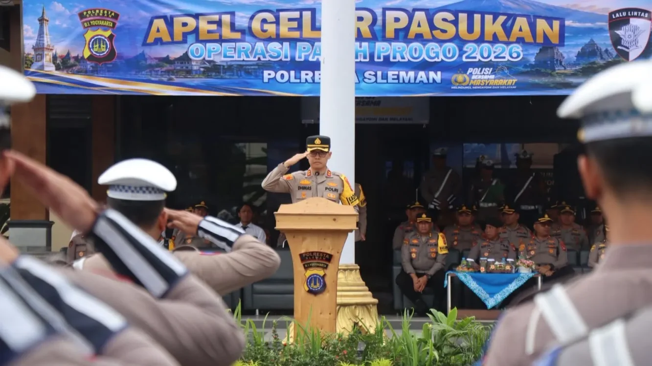 Kapolresta Sleman Ungkap Sasaran Operasi Patuh Progo 2026, Pelanggar Lawan Arus Jadi Prioritas