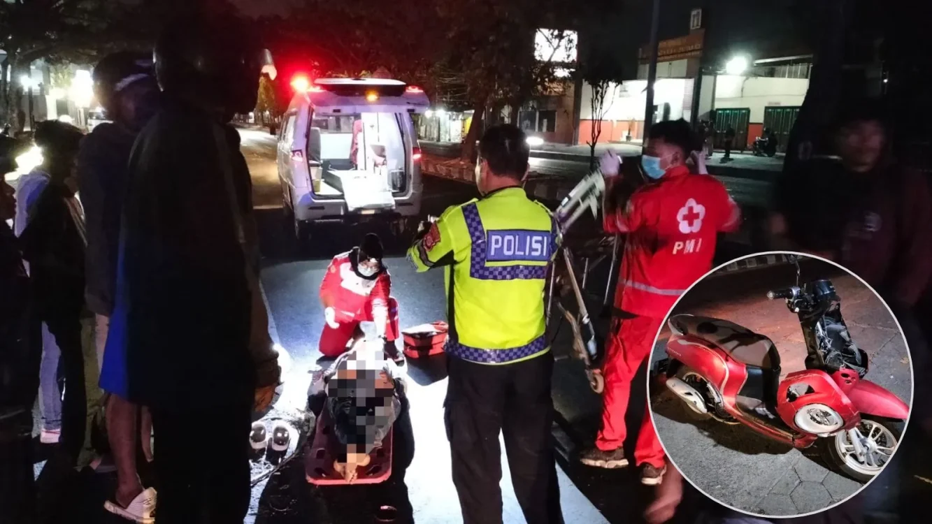 Pelajar 14 Tahun Terpental Usai Motor Tabrak Pembatas Jalan di Bantul, Nyawanya Tak Tertolong
