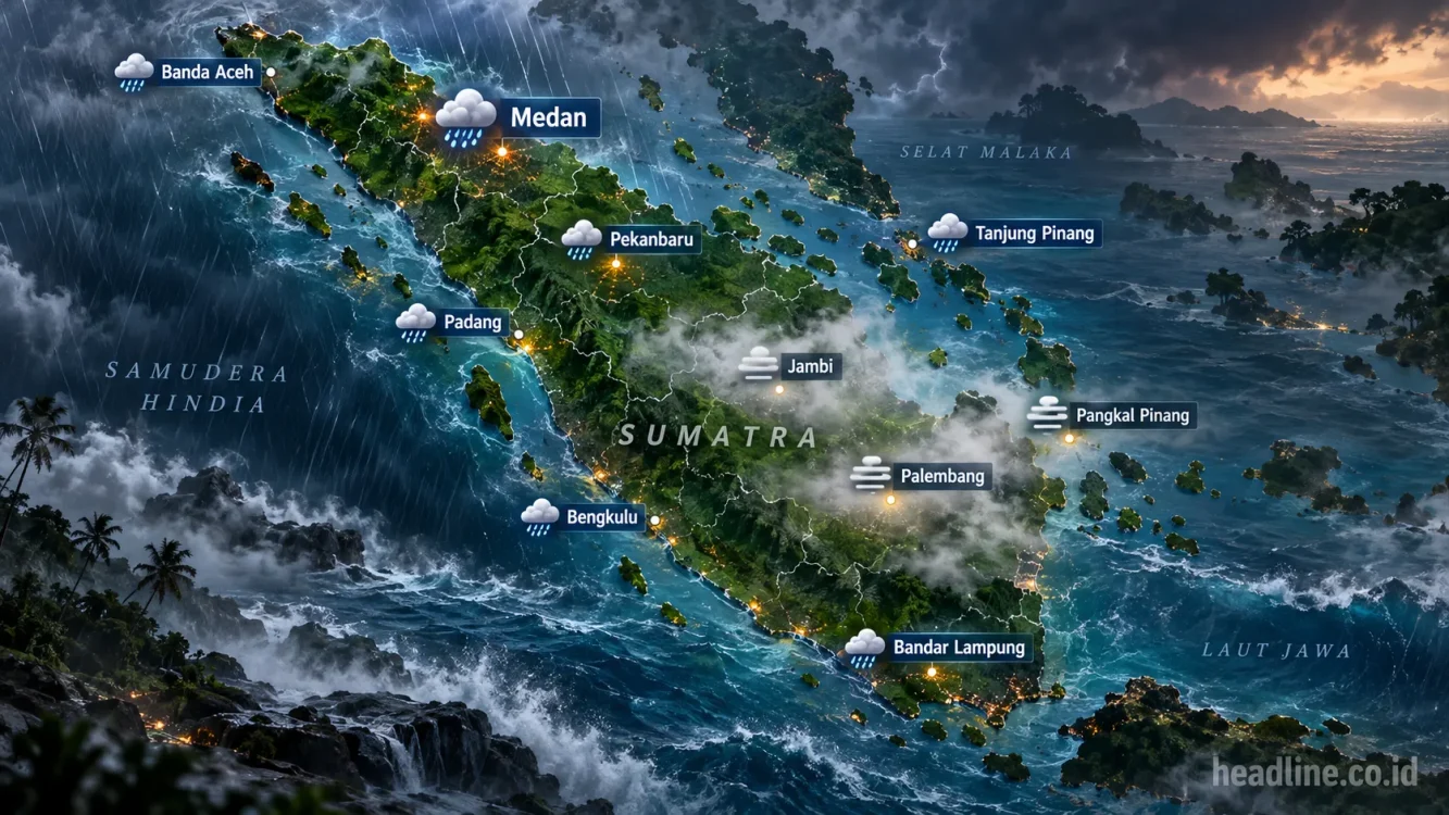 Prediksi Cuaca 12 Oktober 2026 di Sumatera Hujan atau Panas