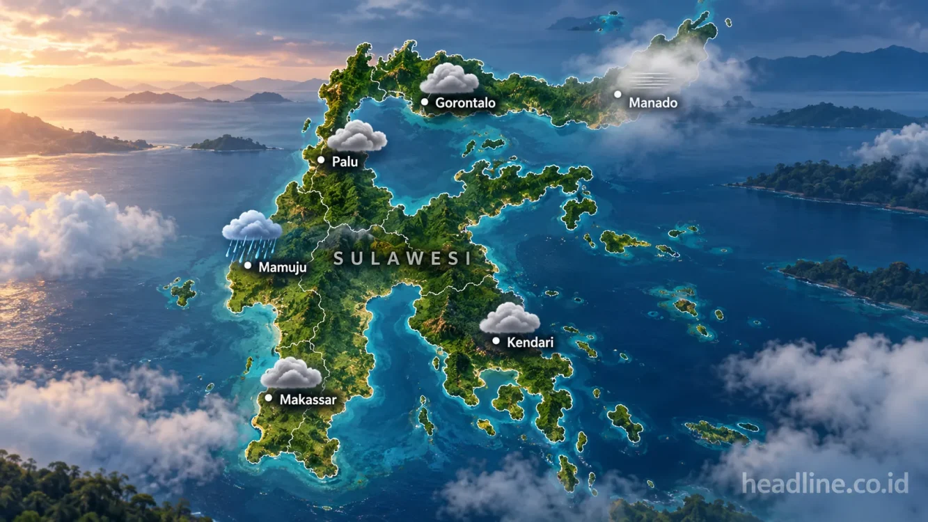 Prediksi Cuaca Besok Sulawesi 12 Oktober 2026 Hujan atau panas