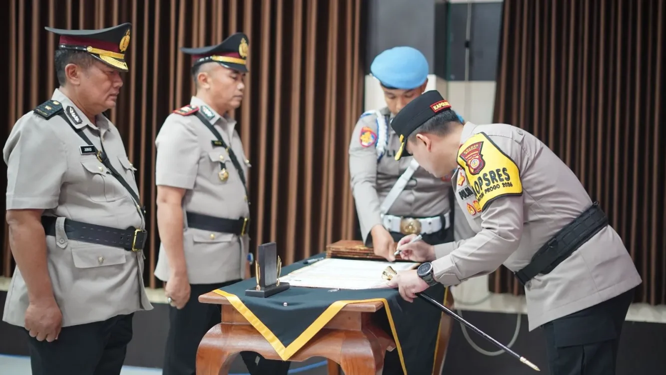 Wakapolres hingga Kasatlantas Bantul Berganti, Kapolres Minta Pejabat Baru Tingkatkan Pelayanan Masyarakat