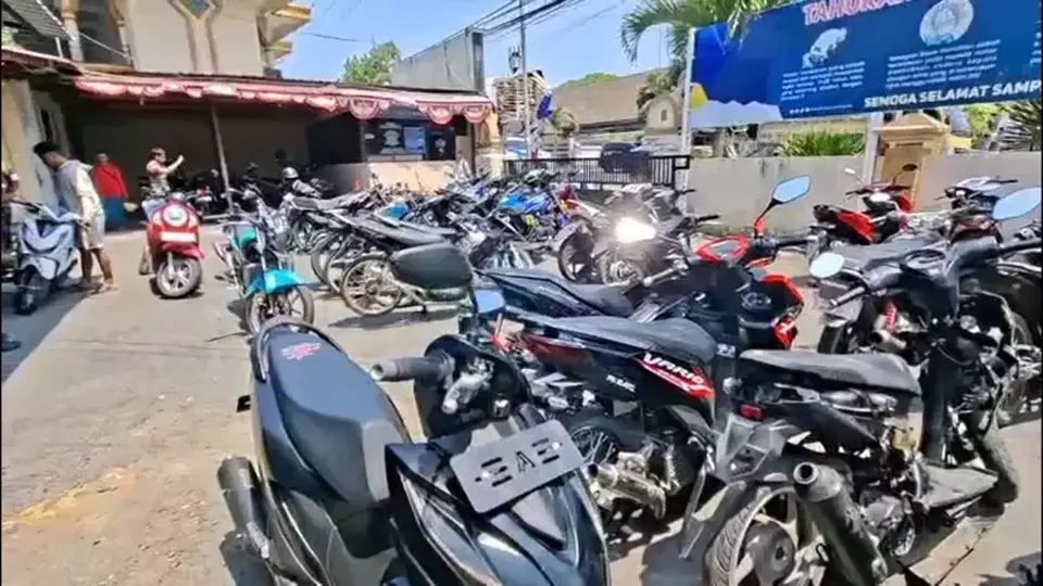 Aksi Balap Liar, Satlantas Polres Lombok Timur Amankan 72 Motor