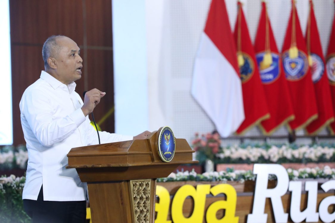 : BSSN mengambil langkah tegas dalam mempertebal lapis pertahanan ruang digital Indonesia dengan mengukuhkan 59 TTIS Sektor Pemerintahan dan Pembangunan Manusia di Depok, Selasa (6/10/2026).