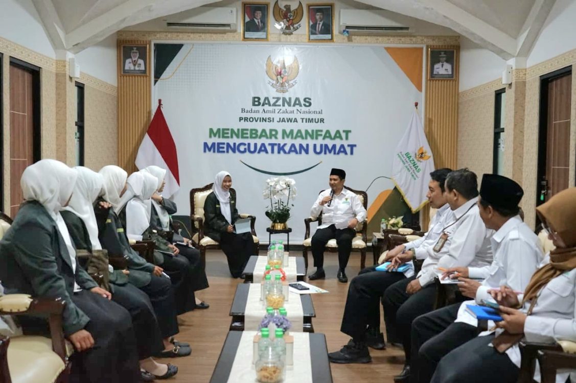 : Badan Amil Zakat Nasional (Baznas) Provinsi Jawa Timur membuka, peluang penguatan sinergi bersama Pimpinan Wilayah Ikatan Pelajar Putri Nahdlatul Ulama (PW IPPNU) Jawa Timur dalam bidang pendidikan, pemberdayaan pelajar, dan literasi zakat. - Foto: McJjatim