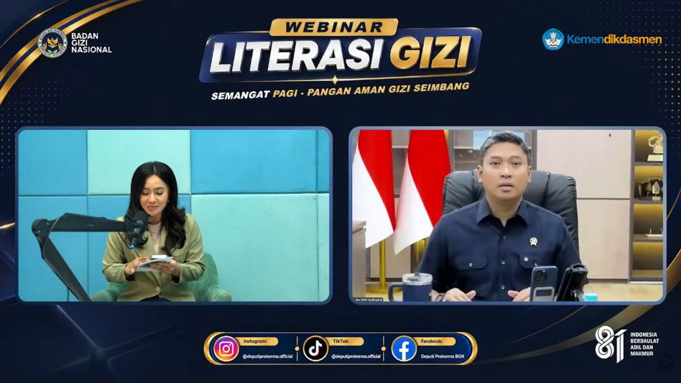 : BGN menegaskan literasi gizi menjadi bagian penting Program Makan Bergizi Gratis (MBG). Edukasi gizi melalui guru diharapkan membentuk kebiasaan hidup sehat dan generasi Indonesia yang sehat, cerdas, serta berkarakter./Foto Humas BGN