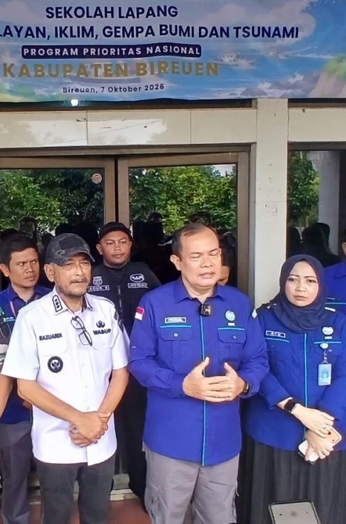 : Wakil Bupati Bireuen, Razuardi,bersama Komisi V DPR RI dan Pemerintah Kabupaten Bireuen berlangsung di Aula Setdakab Lama Bireuen, Rabu (7/10/2026). - Foto: Mc.Bireuen
