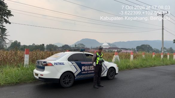 Cegah Balap Liar, Satlantas Polres Kepahiang Patroli Rutin di Kawasan SPP Kelobak