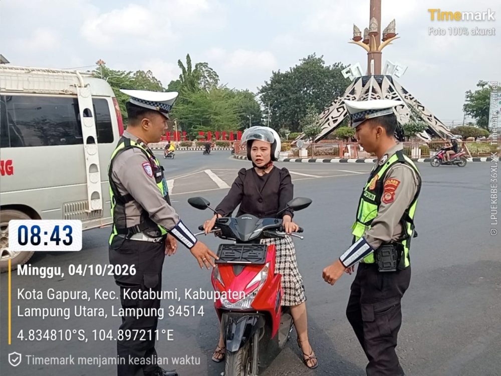 Cegah Kecelakaan, Satlantas Lampung Utara Tingkatkan Edukasi Tertib Berlalu Lintas