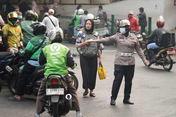 Cegah Kepadatan Pagi, Korlantas Polri Intensifkan Pengaturan Lalu Lintas di Kawasan Ini