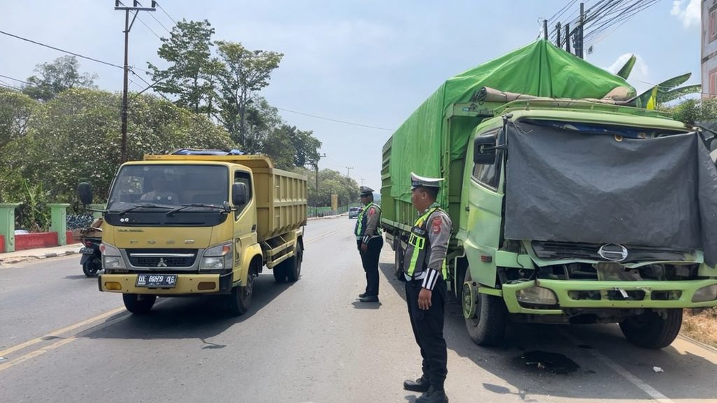 Cegah Kepadatan Susulan, Satlantas Pesawaran Amankan Jalur Jalinbar Sukaraja
