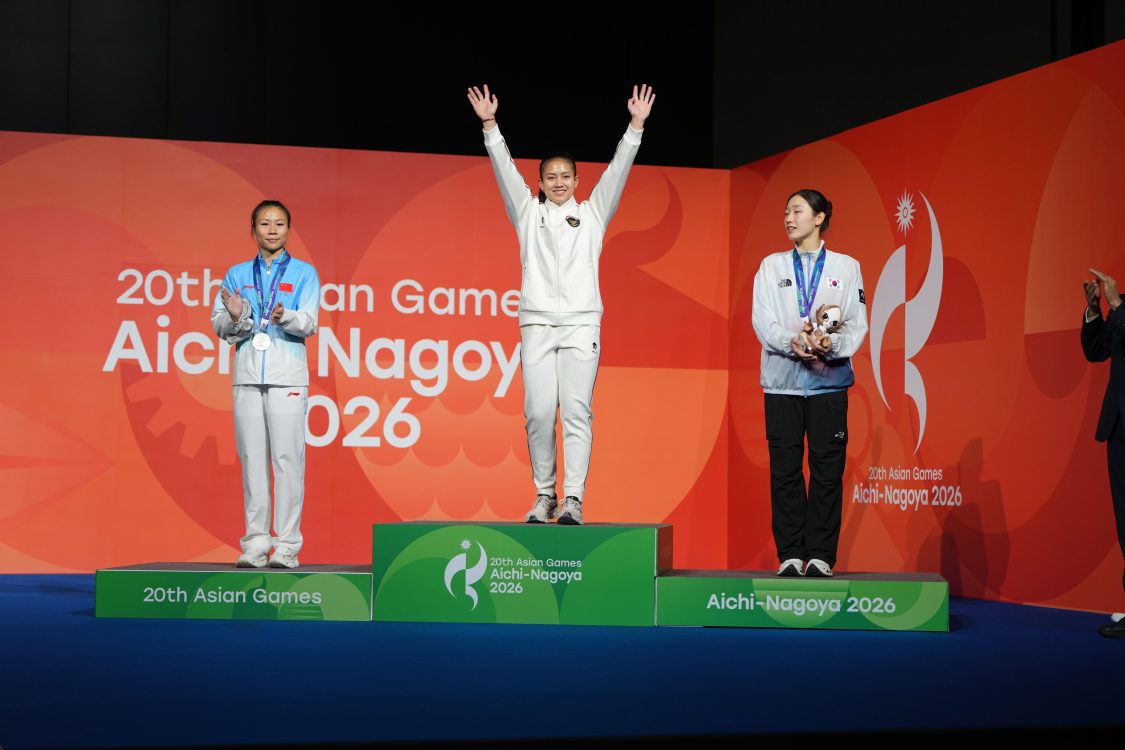 : Atlet panjat tebing putri Indonesia Desak Made Rita Kusuma Dewi mempersembahkan medali emas keempat bagi Kontingen Indonesia pada Asian Games Aichi-Nagoya 2026. (Foto: Humas Kemenpora)