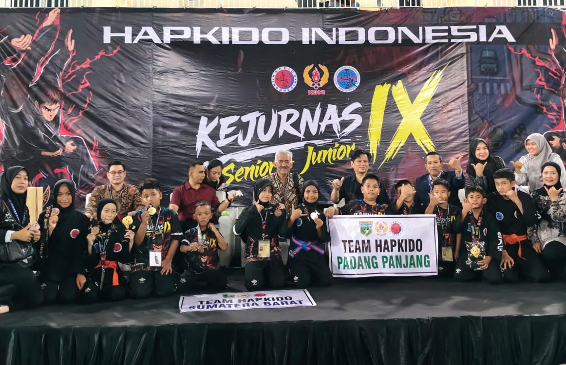 : Didominasi Atlet Padang Panjang, Hapkido Sumbar Raih Sembilan Medali di Kejurnas 2026. (foto: MC Padang Panjang)
