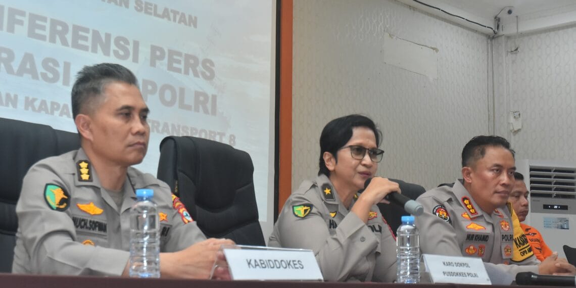 DVI Polda Kalsel Berhasil identifikasi 12 Jenazah Korban KM Virgo Transport 8
