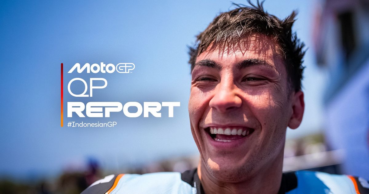 Fernandez clinches maiden MotoGP pole, Marc Marquez and Martin off front row