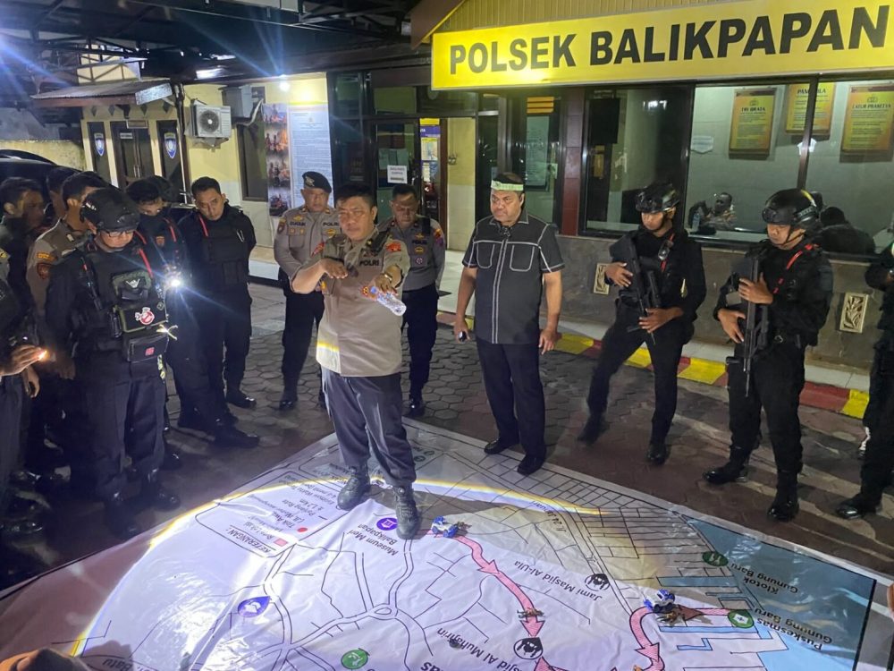 Gabungan Ditresnarkoba Polda Kaltim dan Polresta Balikpapan Gerebek Kampung Narkoba Gunung Bugis, 48 orang Positif Narkoba