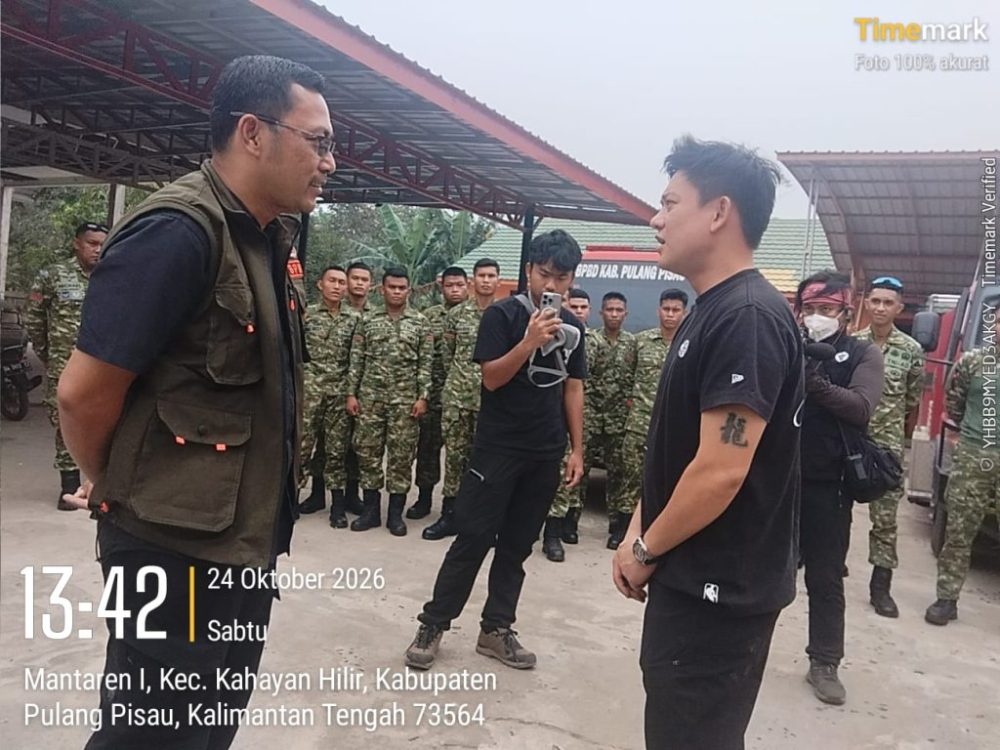 Gelar Program Kuali Merah Putih, Kreator Konten Pasok Logistik Korban Asap Pulang Pisau