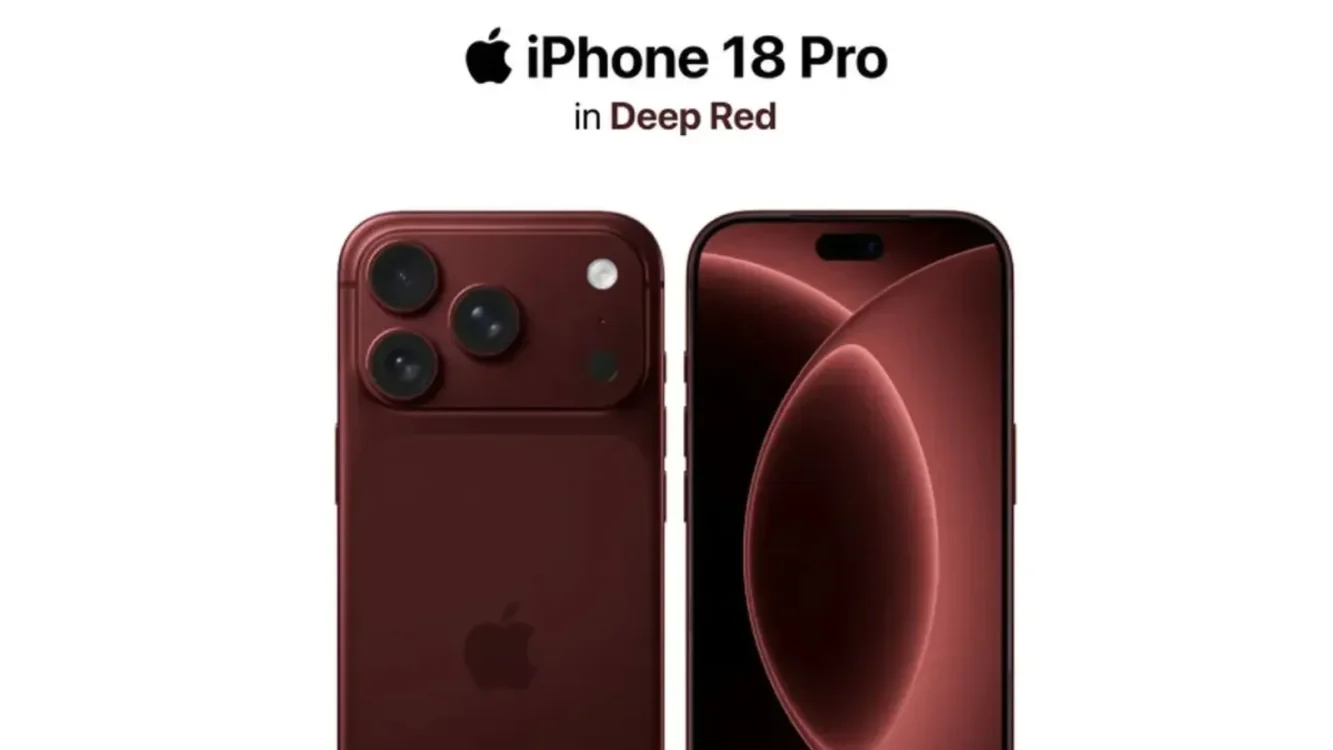 iPhone 18 Pro varian Deep Red