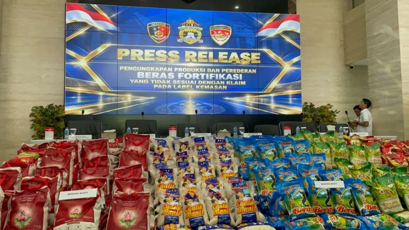 pemeriksaan terhadap 27 merek beras fortifikasi