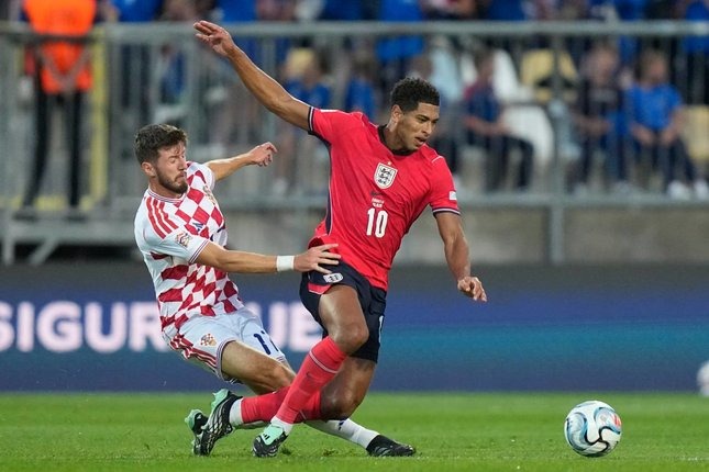 Inggris Melibas Habis Kroasia 7-0 Bellingham On Fire
