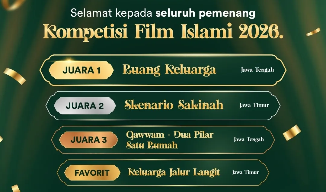 Ini Pemenang Kompetisi Film Islami 2026