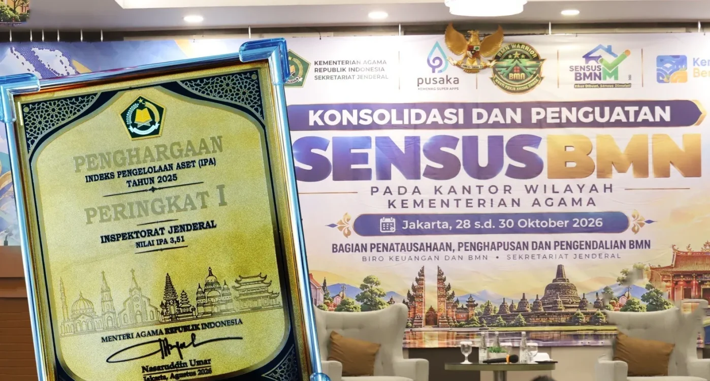 Itjen Kemenag Raih Peringkat Pertama Indeks Pengelolaan Aset 2025