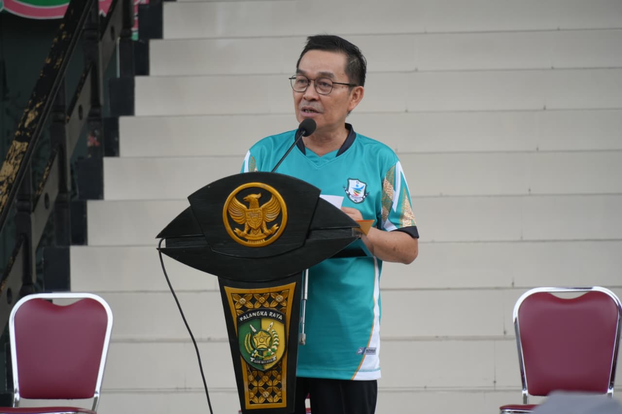 : Antisipasi dampak Kabut asap, Kepala Dinas Kesehatan Kota Palangka Raya, Riduan, imbau warga pakai masker dan waspadai ISPA.- Foto: Mc.Palangka Raya