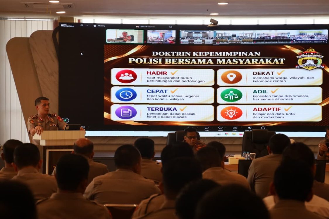 Kapolda Bengkulu Sampaikan Commander Wish Kapolri, Tekankan Polisi Bersama Masyarakat
