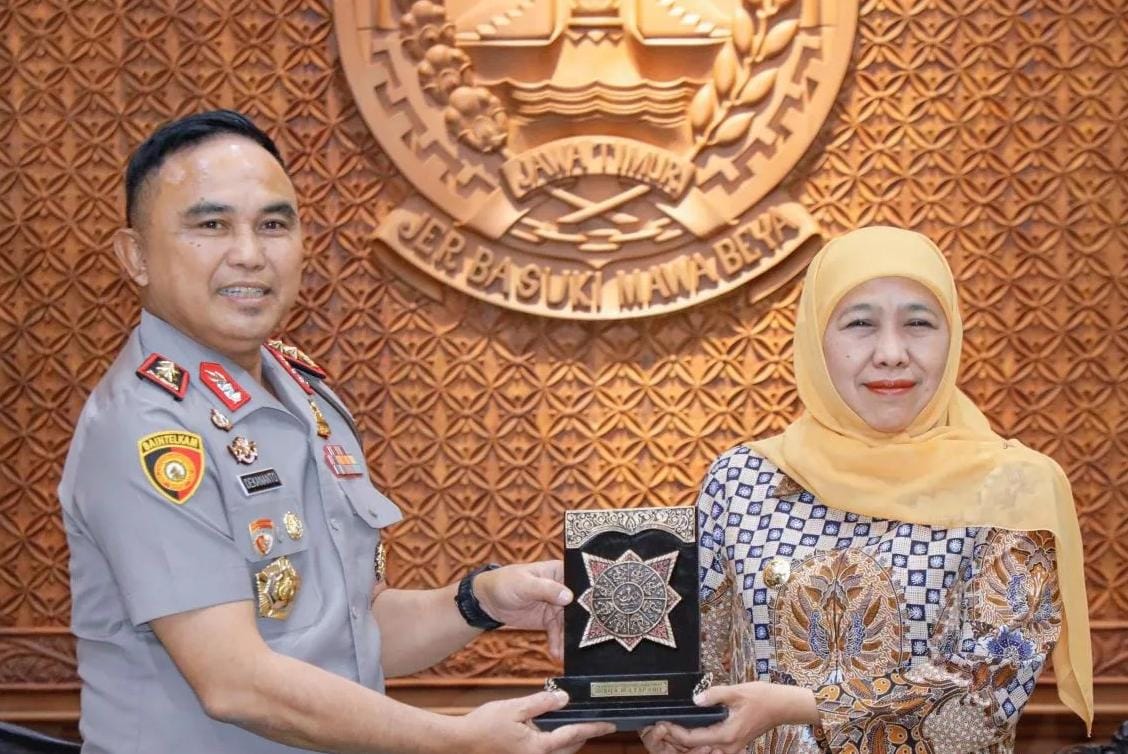 Kapolda Jatim dan Khofifah Bersinergi Jaga Stabilitas Keamanan serta Investasi