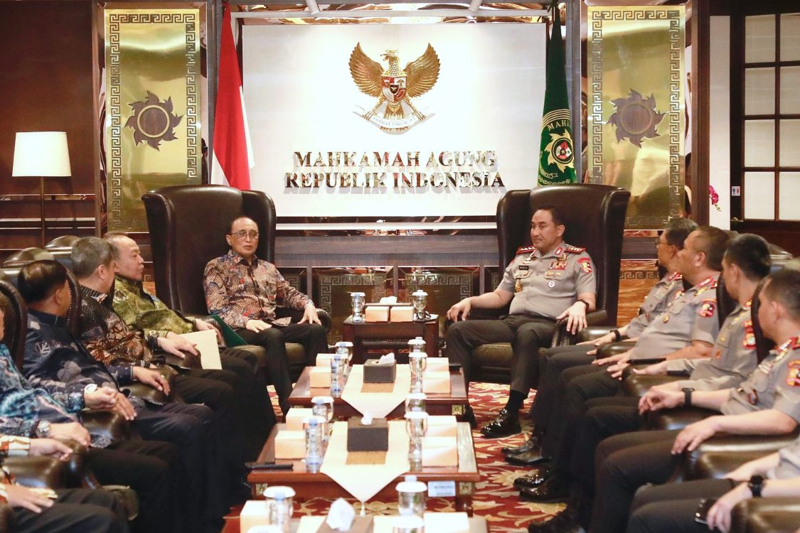 Kapolri Silaturahmi ke Mahkamah Agung, Tingkatkan Koordinasi Antarlembaga