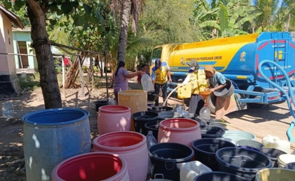 : Kementerian Pekerjaan Umum (PU) terus memperkuat strategi penanganan kekeringan sebagai dampak el nino di berbagai wilayah Indonesia. (Foto: Humas Kemen PU)