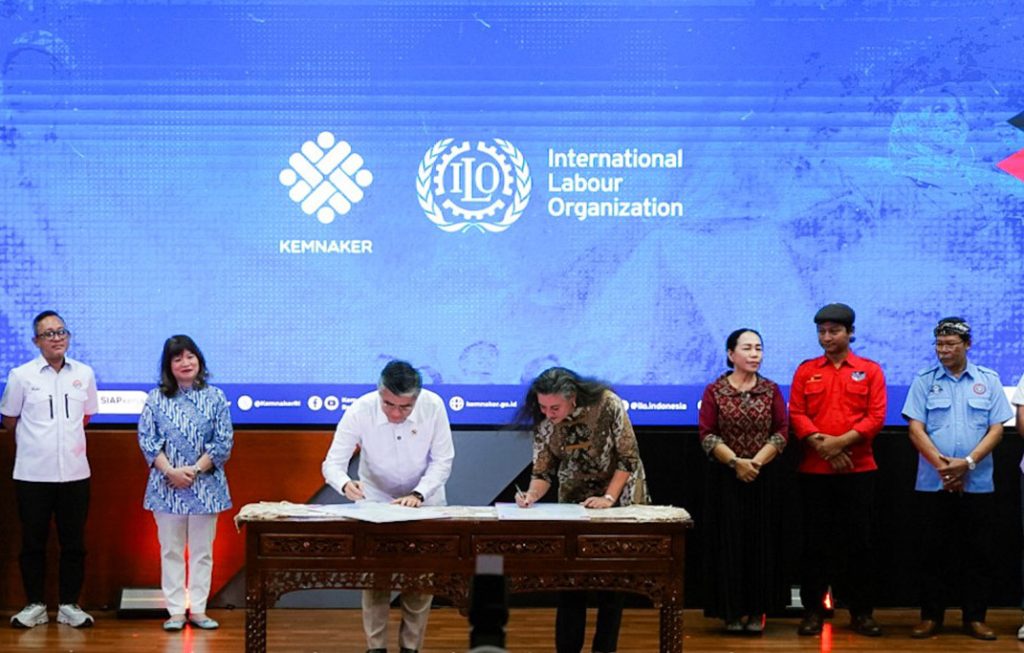 Kemnaker dan ILO Tetapkan Tiga Prioritas Pekerjaan Layak Indonesia 2026–2030