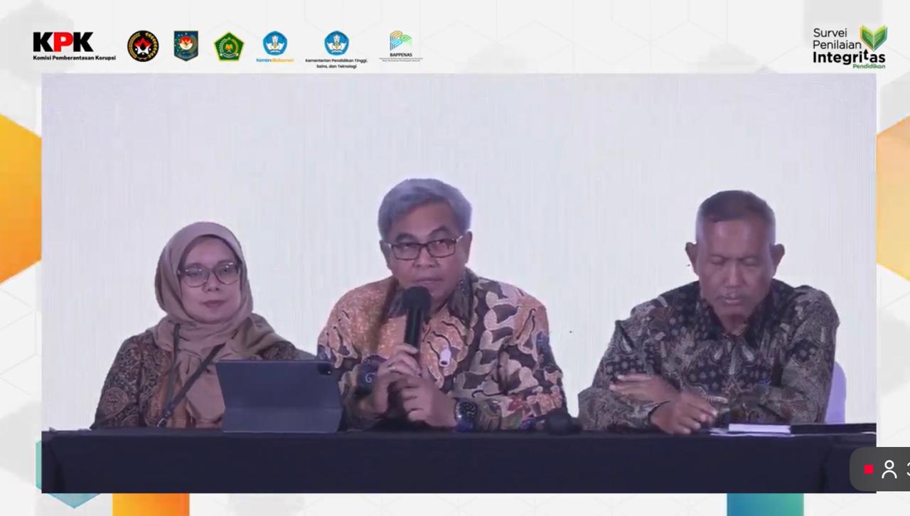 : Ketua KPK Setyo Budiyanto dalam Konferensi Pers Peluncuran Indeks Integritas Pendidikan Tahun 2026 (Foto: Pasha Yudha Ernowo Infopublik/Igid/Youtube KPK)