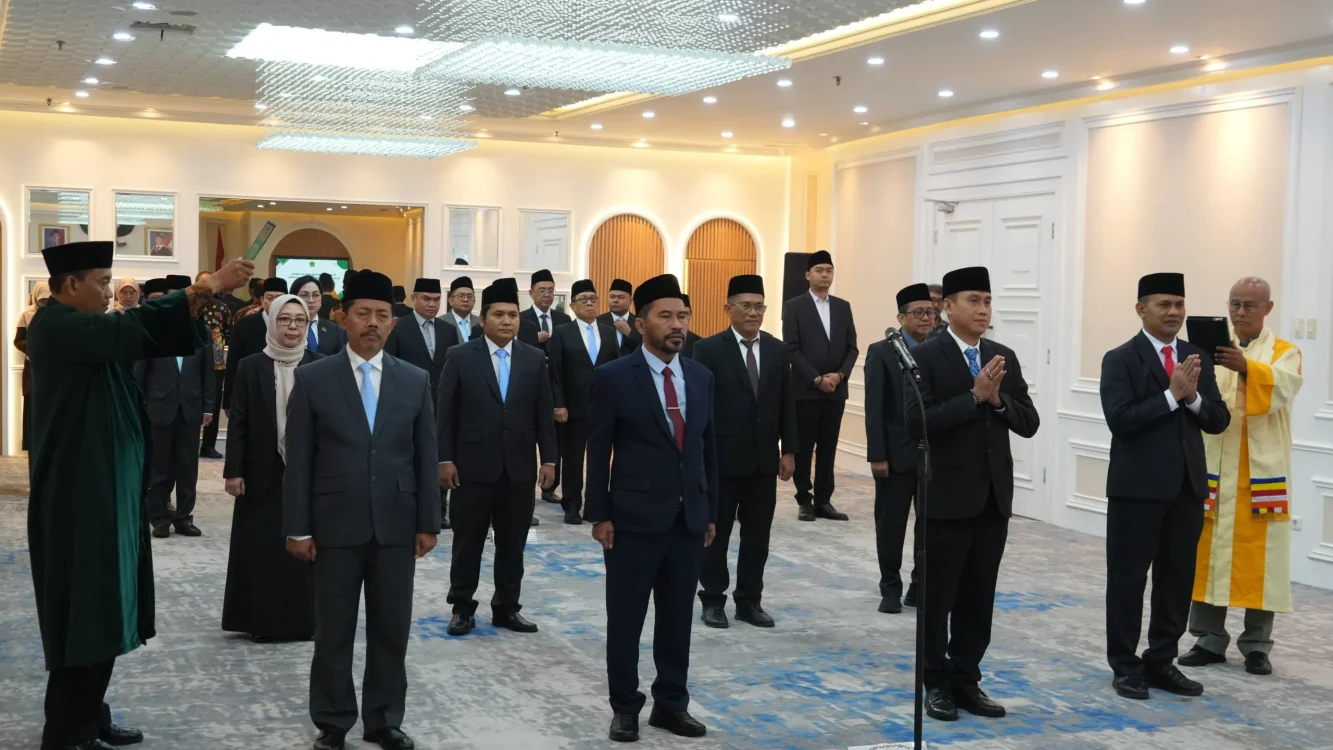 Lantik Pimpinan PTKN dan Pejabat Manajerial, Menag Bicara Penerapan Talent Pool