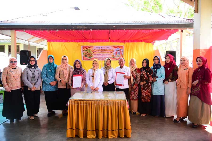 : Kolaborasi DWP Unit Dinas PPPA-PMD Provinsi Gorontalo, Dinas PPPA-PMD dan Fakultas Ilmu Sosial (FIS) Universitas Negeri Gorontalo (UNG). (foto Fahmi)