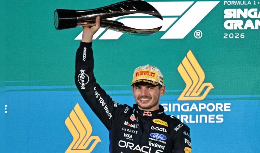 Max Verstappen Juarai F1 GP Singapura Pertama Kalinya