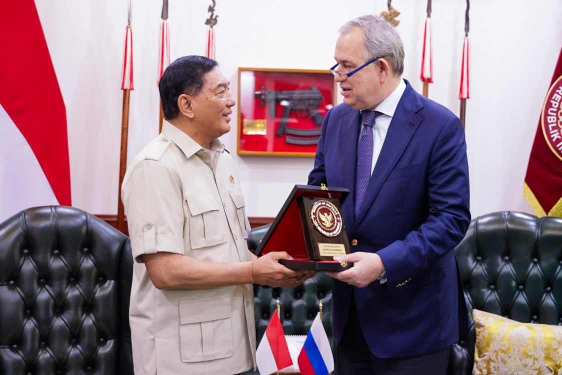 Menhan RI Terima Kunjungan Wakil Direktur FSMTC Federasi Rusia